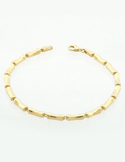 Bambu Zincir Altın Bileklik-14 ayar