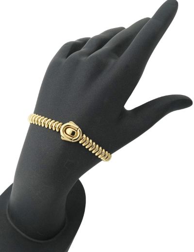 U-Kilit Tasarım Altın Bileklik-14 ayar resmi