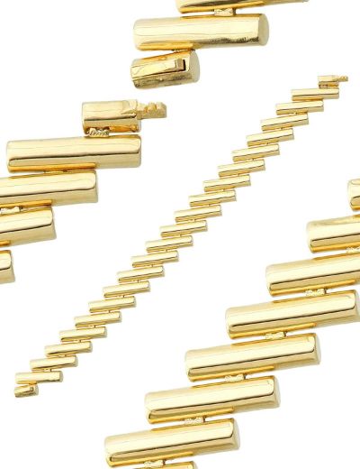 Melodi Bar Altın Bileklik-14 Ayar resmi