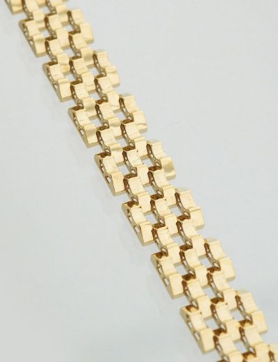 Mozaik Prizma Altın Bileklik-14 Ayar resmi