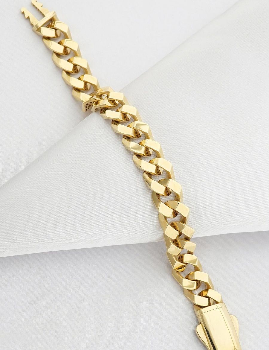 Sharp Cut Gurmet Altın Bileklik-14 Ayar resmi