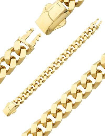 Sharp Cut Gurmet Altın Bileklik-14 Ayar resmi