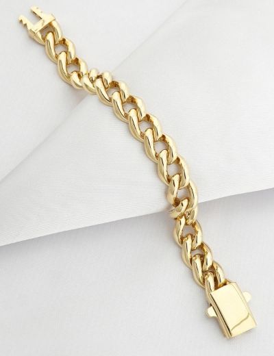 Bombeli Klasik Gurmet Altın Bileklik resmi