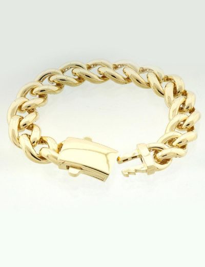 Bombeli Klasik Gurmet Altın Bileklik resmi