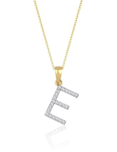 Pırlanta Harf  Kolye / Büyük Boy resmi