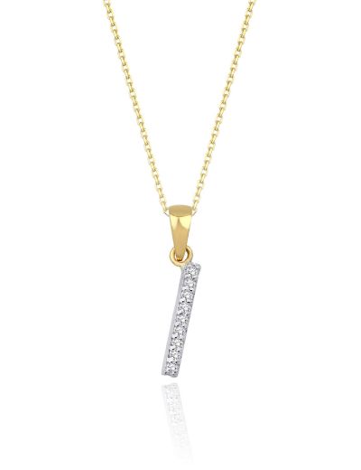 Pırlanta Harf  Kolye / Büyük Boy resmi