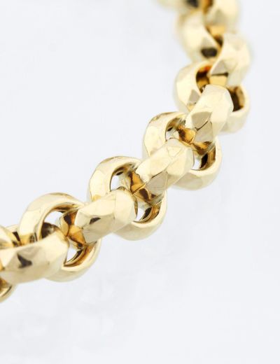 Şanslı Kalp 14 Ayar Altın Bileklik