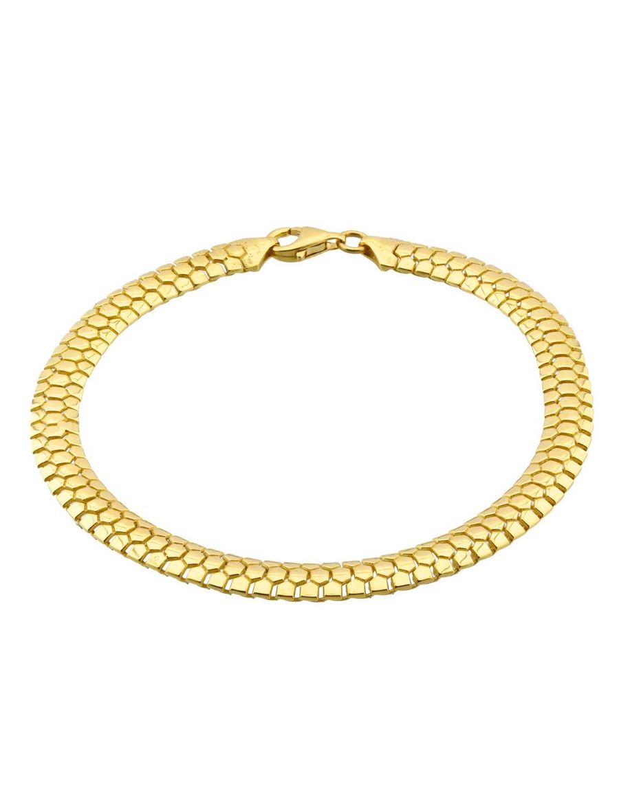 Yılan Pulu 14 Ayar Altın Bileklik