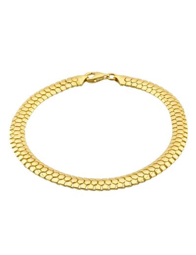 Yılan Pulu 14 Ayar Altın Bileklik