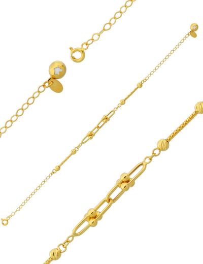 Ataç Zincir 14 Ayar Altın Bileklik resmi