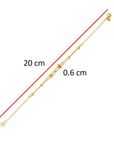 Ataç Zincir 14 Ayar Altın Bileklik