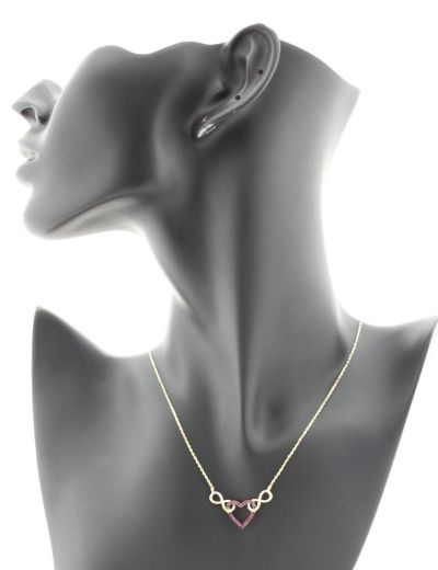 Sonsuz Sevgi Doğal Yakut Kolye resmi