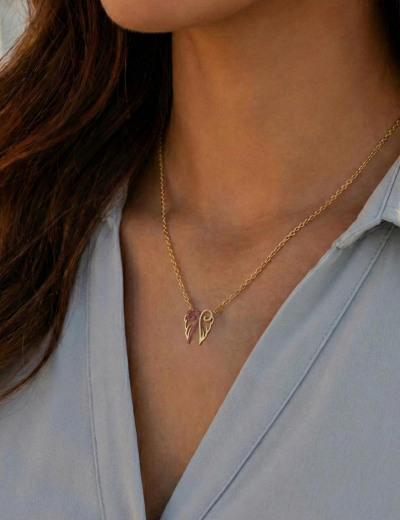 Yakutlu Melek Kolye resmi