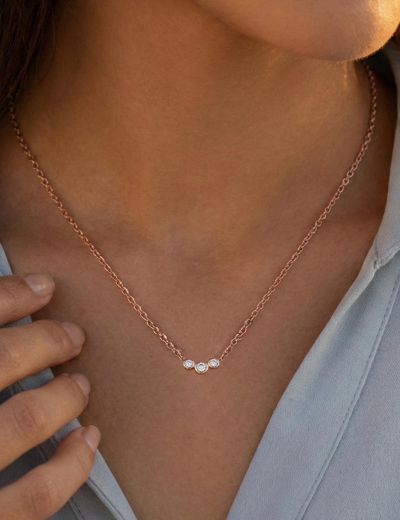 Pırlanta Tria Altın Kolye resmi