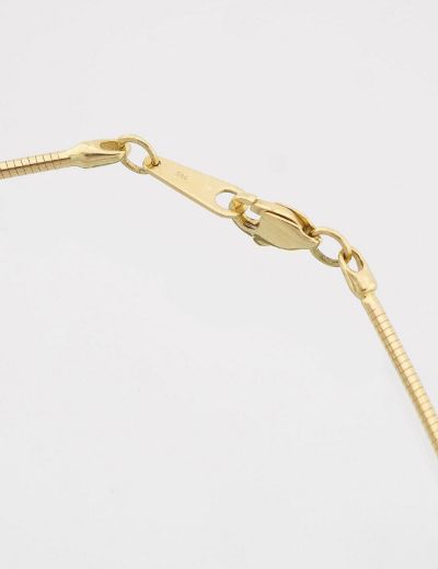 Balıksırtı 14 Ayar Altın Kolye Gerdanlık resmi