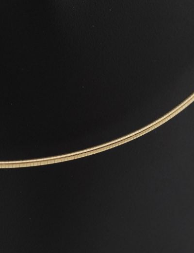 Balıksırtı 14 Ayar Altın Kolye Gerdanlık resmi