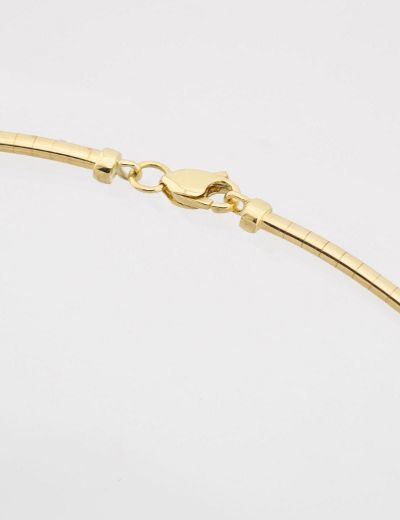 Balık Sırtı 14 Ayar Altın Kolye Gerdanlık resmi