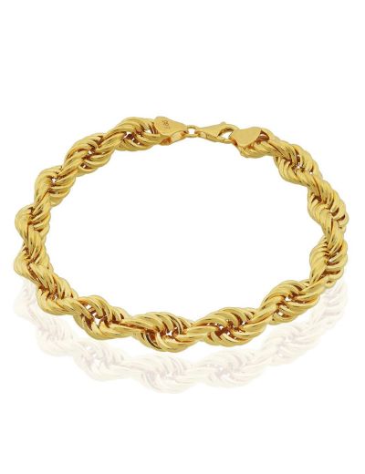 Altın Halat Bileklik - 14 Ayar resmi