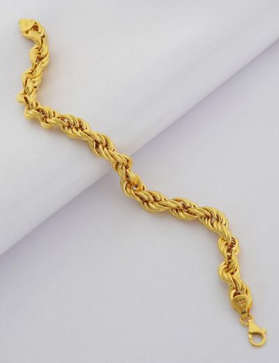 Altın Halat Bileklik - 14 Ayar resmi