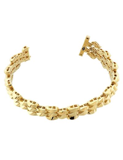 Fütüristik  Altın  Füzyon Bileklik - 14 Ayar resmi