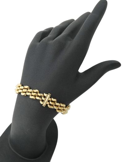 Fütüristik  Altın  Füzyon Bileklik - 14 Ayar resmi