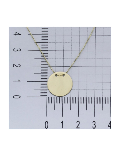 İsimli Plaka Altın Kolye - 14 Ayar resmi