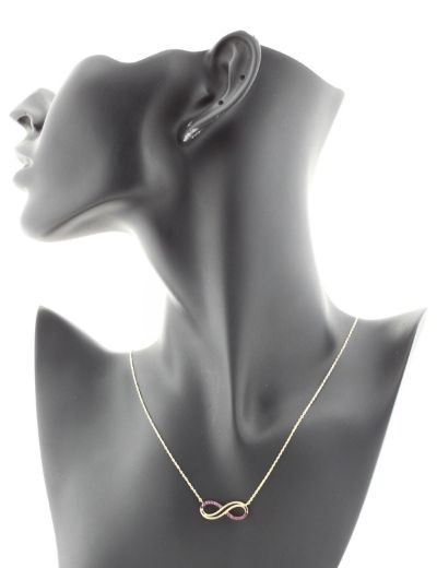 Yakut İkiz Sonsuzluk Kolye