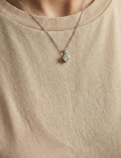 Pırlanta Tektaş Kolye-0.10 Karat