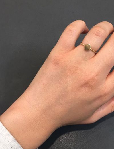 14 Ayar Yuvarlak Chocolate Yüzük