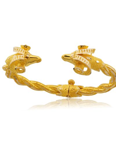 Altın Koç Kelepçe Bileklik / 14 Ayar resmi