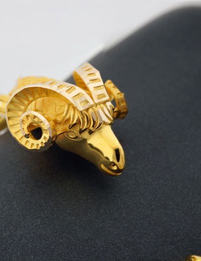 Altın Koç Kelepçe Bileklik / 14 Ayar resmi