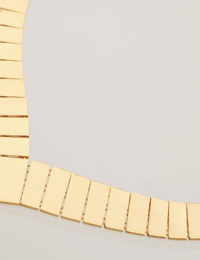 Geometrik V Formlu Altın Kolye-22 Ayar resmi