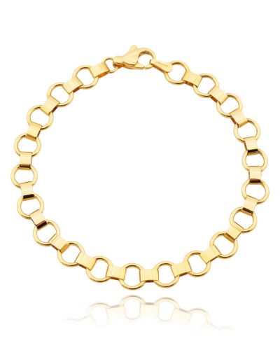 Halka Tasarım Altın Bileklik-22 Ayar resmi