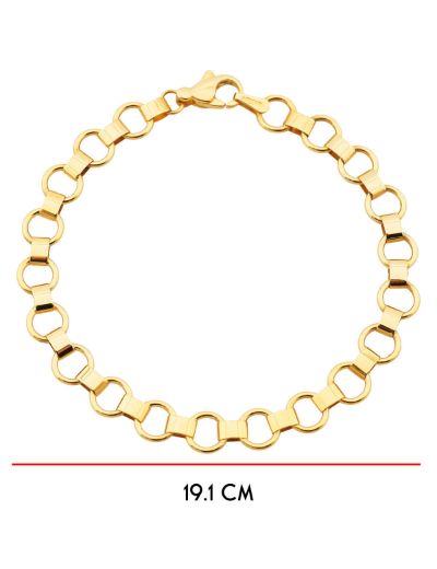 Halka Tasarım Altın Bileklik-22 Ayar resmi