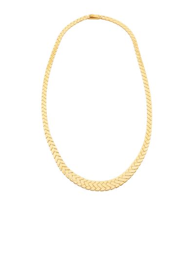 22 Ayar Altın Kolye Başak Desenli resmi