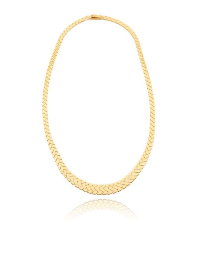 22 Ayar Altın Kolye Başak Desenli resmi