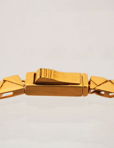 22 Ayar Altın Kolye Başak Desenli resmi