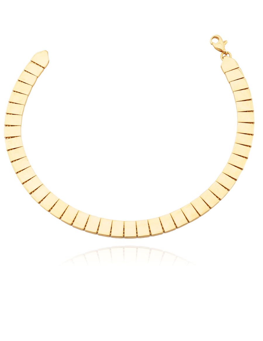 22 Ayar Altın Bileklik Dikdörtgen Baklalı resmi