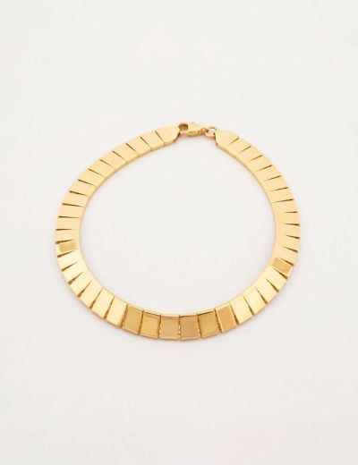 22 Ayar Altın Bileklik Dikdörtgen Baklalı resmi