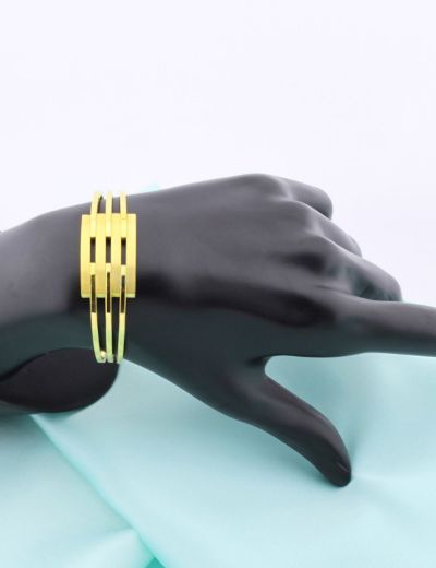 Altın Zarif Kol 4 'lü Kaburga Kelepçe Bilezik