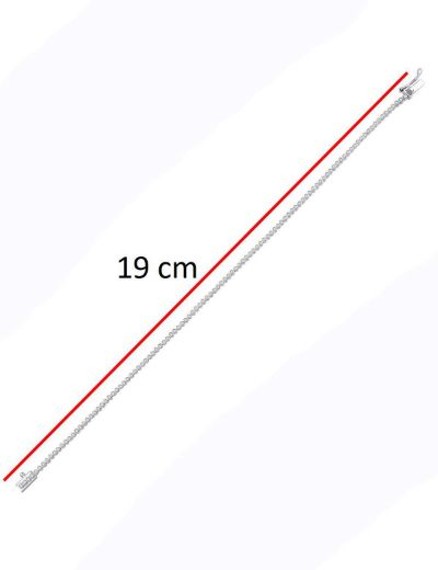0.79ct (E-F vs) Pırlanta Su Yolu Bileklik