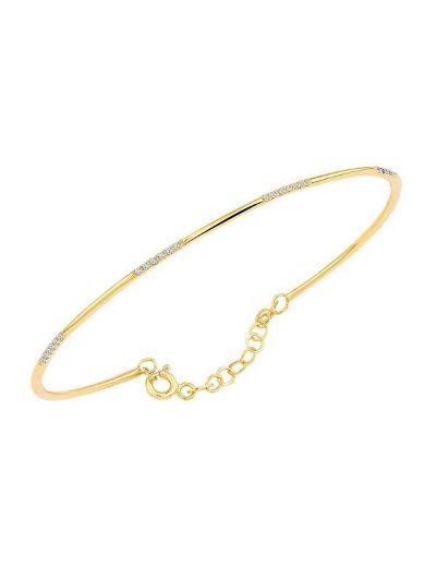 Zarif Pırlanta Kelepçe Bileklik resmi
