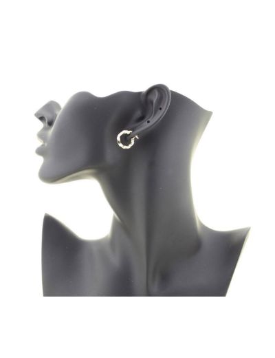 Burgu Altın Halka Küpe (Çapı: 1.5 cm)