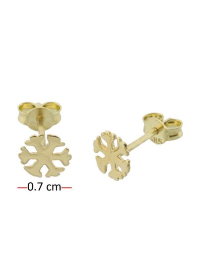 Altın Kar Tanesi Tragus Küpe