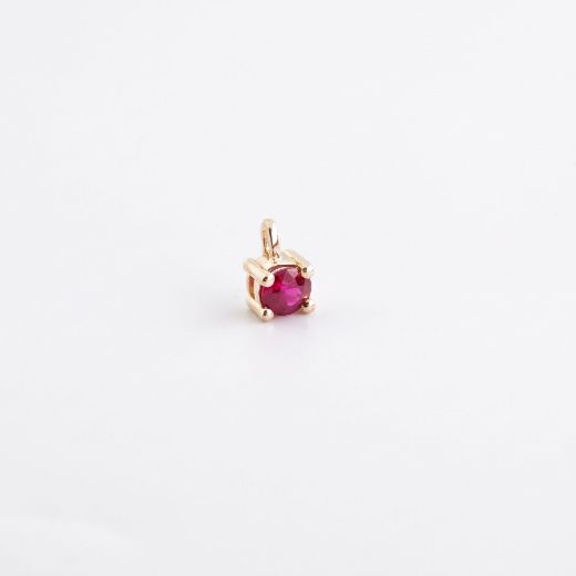 14 Ayar Altın Bebek Künye Bileklik-Yıldız Figürlü Gurmet Zincir resmi